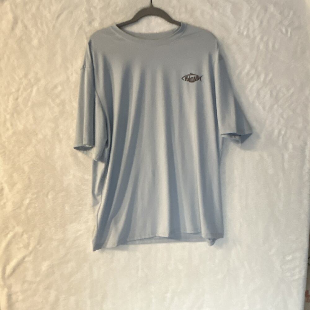 Palmyth Performance XXL Light Gray Fishing Graphic T-Shirt